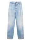 Dsquared2 Man Jeans Blue Size 40 Cotton In Blue