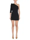 Dsquared2 One Strap Asymmetric Neckline Short Dress