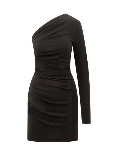 Dsquared2 One-shoulder Dress In Black
