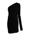 Dsquared2 One Shoulder Dress In Black