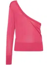 Dsquared2 One-shoulder Sweatshirt In Pink
