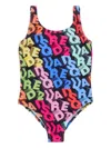 Dsquared2 Lettering One-piece In Multi