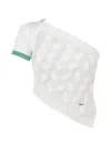 Dsquared2 One-shoulder Cable-knit Top In White