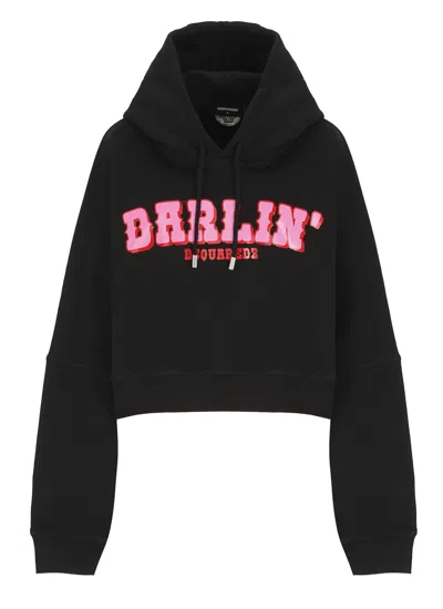 DSQUARED2 ONION CROPPED SWEATSHIRT