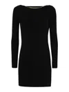 Dsquared2 Dsquared Women Black Viscose Mini Dress In Negro