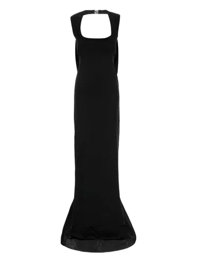 DSQUARED2 OPEN-BACK SILK GOWN
