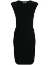 Dsquared2 Open-back Sleeveless Minidress In Black