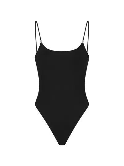 Dsquared2 Open-back Swimsuit In Black