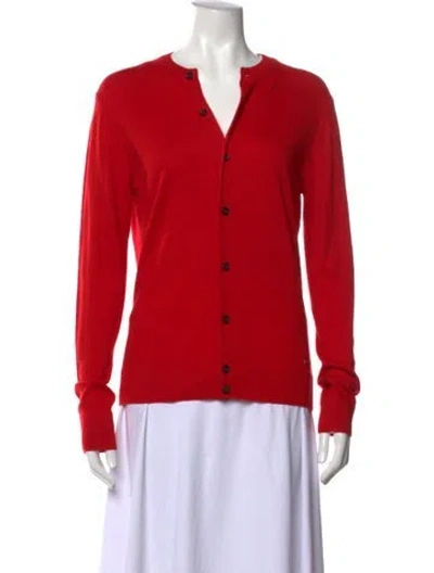 Pre-owned Dsquared2 Open Front Sweater In Red