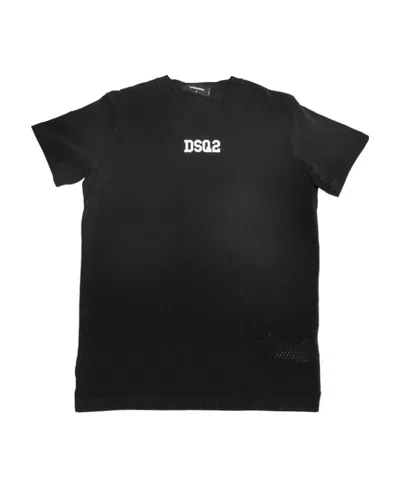 Dsquared2 Open-necked Black Shirt
