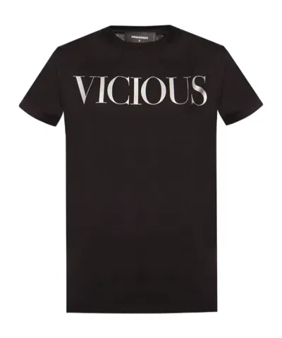 Dsquared2 Open-necked Black Shirt