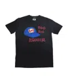 Dsquared2 Graphic-print Cotton T-shirt In Black