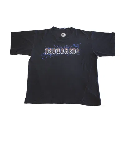 Dsquared2 Open-necked Black Shirt