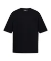 Dsquared2 Open-necked Black Shirt In Black