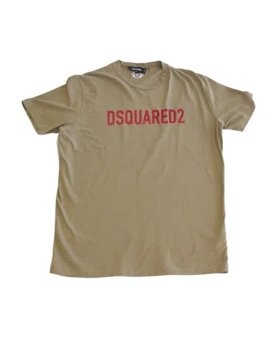 Dsquared2 Open-necked Black Shirt In Brown