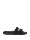 Dsquared2 Open Toe Slip-on Sandals In Black