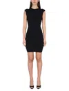 Dsquared2 Open-back Sleeveless Minidress In Black