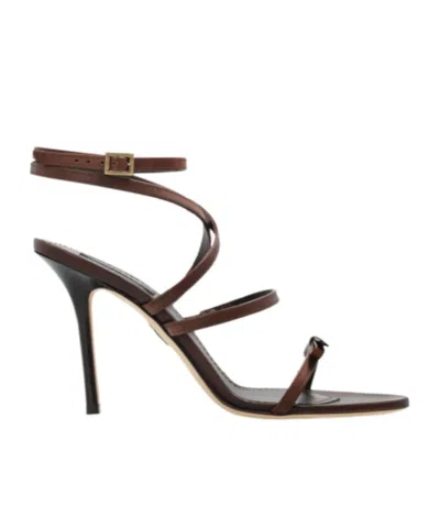 Dsquared2 Open-toe High-heeled Sandals In Brown