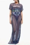 Dsquared2 Openwork Maxi Beach Cover-up Dress
