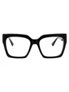 Dsquared2 Black Acetate Glasses In Black