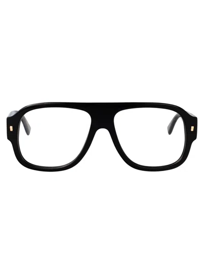 Dsquared2 Hype Oversize-frame Glasses In 807 Black