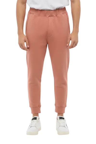 Dsquared2 Orange Regular Joggers In Pink