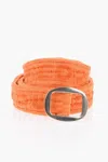 Dsquared2 Orange Twin Beach Solid Adjustable Belt In Orange