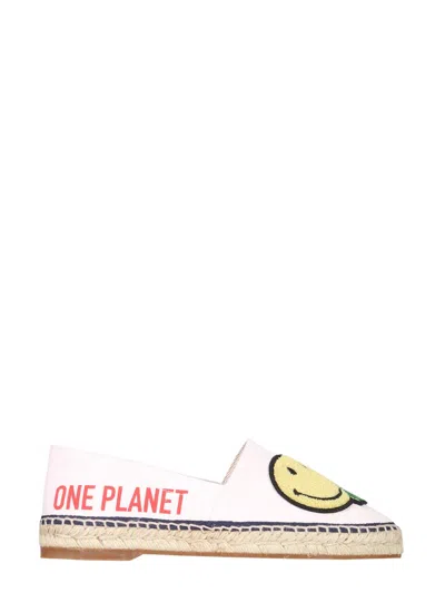 Dsquared2 Organic Canvas Espadrille In White