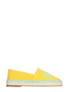 Dsquared2 Organic Canvas Espadrilles In Yellow