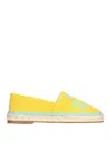 Dsquared2 Organic Canvas Espadrilles In Yellow