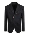Dsquared2 Button Jacket In Black
