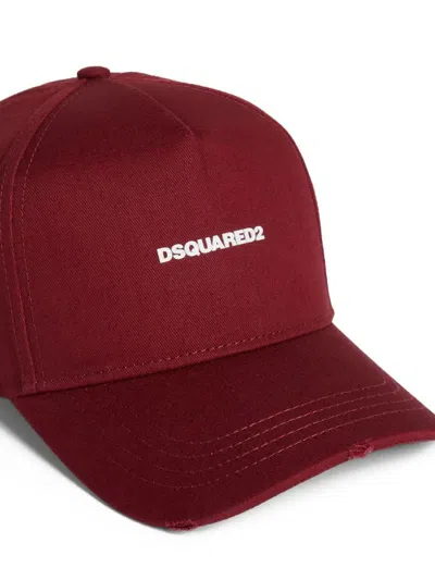 Dsquared2 Other Baseball Caps In Burgundy