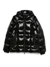 Dsquared2 3d Down Jacket In Nylon Trapuntato Urban-street Relaxed-fit Jacket In Black