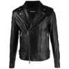 Dsquared2 Kiodo Leather Jacket In Black