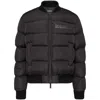 Dsquared2 Quilted Bomber Down Jacket With Tone On Tone Logo