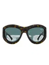 Dsquared2 Oval-frame Sunglasses In Brown