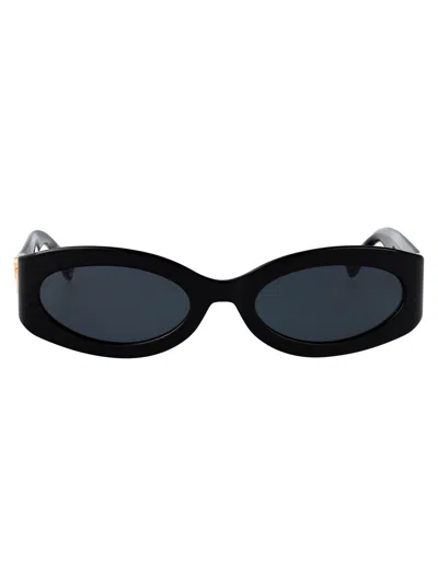 Dsquared2 Black Acetate Sunglasses In Brown