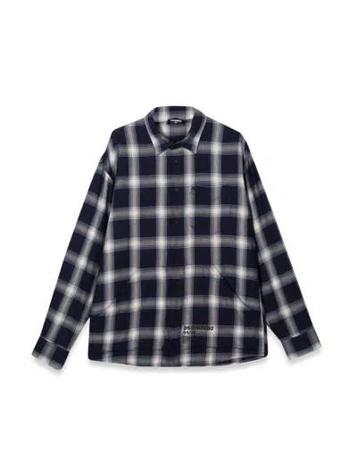 Dsquared2 Kids' Over Checked Shirt In Multicolour