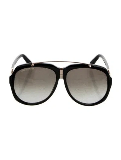Pre-owned Dsquared2 Oversize Gradient Sunglasses In Black