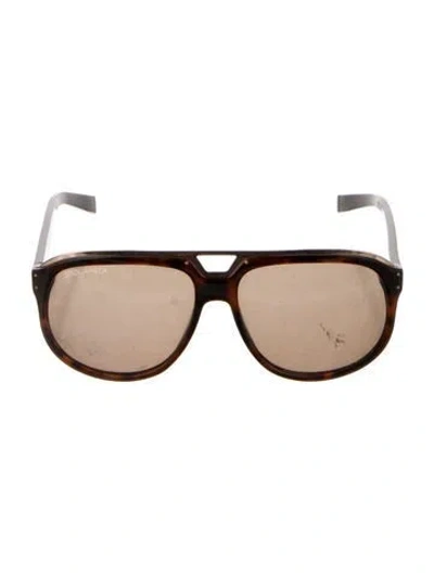 Pre-owned Dsquared2 Oversize Tinted Sunglasses In Black