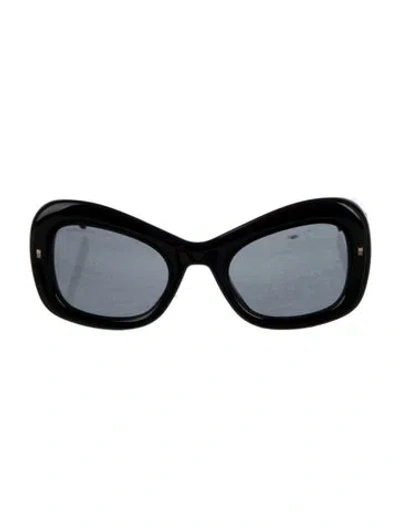Pre-owned Dsquared2 Oversize Tinted Sunglasses In Black