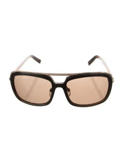 Pre-owned Dsquared2 Oversize Tinted Sunglasses In Black