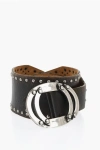 Dsquared2 Oversized Leather Belt With Studs 70mm