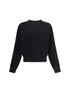 Dsquared2 Ribbed-hem Crew-neck Sweatshirt In Black