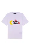 DSQUARED2 PAC-MAN EASY FIT T-SHIRT