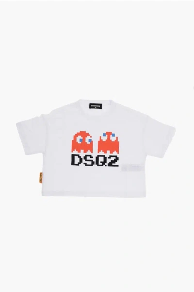 Dsquared2 Pac-man Printed Crew-neck T-shirt