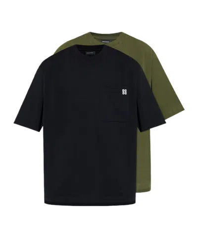 Dsquared2 Pack Of Pocket T-shirts In Multi
