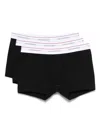 Dsquared2 Pack Of Three Black Stretch-cotton Boxers In Black