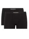Dsquared2 Dsquared Men Pack Of Two Boxers In Black