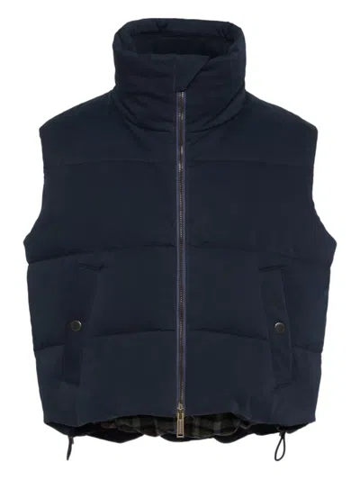 Dsquared2 Padded Gilet In Blue